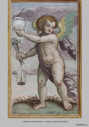 Szenen aus dem Leben Christi : Engel mit Symbolen der Passion Christi