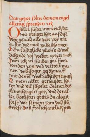 Gebete zum Schutzengel und den hll. Simon und Judas, Katherina, Barbara