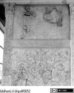 Ara PacisMars, Faustulus und die Wölfin mit den Zwillingen Romulus und Remus - Ara Pacis Augustae