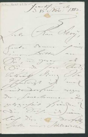 Brief an Elise Levy : 15.11.1883