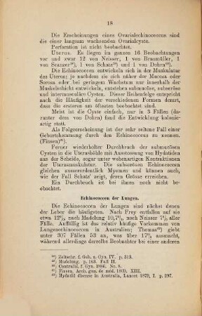 Über die Verbreitung des Echinococcus im menschlichen Organismus