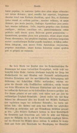 668-672 Proteste des italienischen Episcopates