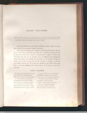 Chant vingtième