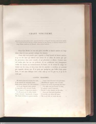 Chant vingtième
