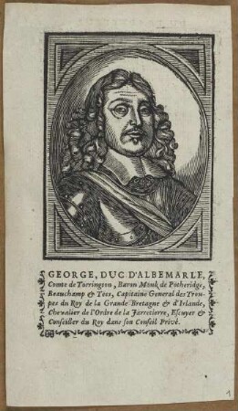 Bildnis des George Monk