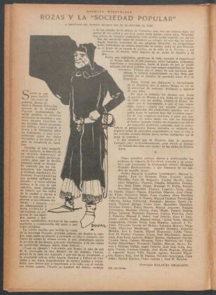 Rozas y la "Sociedad Popular" : Bocetos históricos