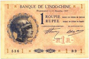 Geldschein, Rupee (Rupie), 12.11.1919
