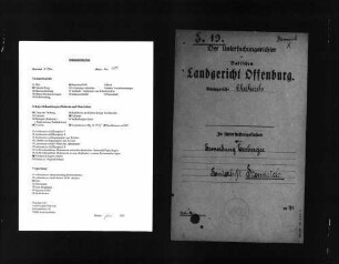 Untersuchungsakten -Sonderheft Fritz Henrich
