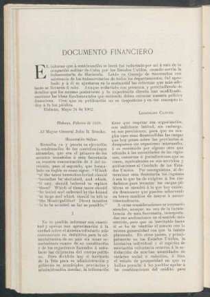 Documento financiero.