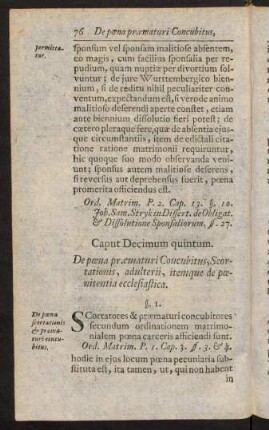 76-86, Caput V - VI