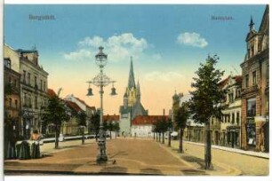Burgstädt. Marktplatz