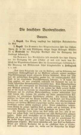 Die deutschen Bundesstaaten
