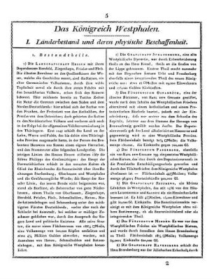 I. Länderbestand und deren physische Beschaffenheit.