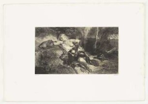 Amazone, Tafel 37 aus: "Les artistes contemporains", Band 2, Paris 1848