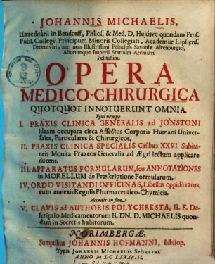 Opera medico-chirurgica quotquot innotuerunt omnia