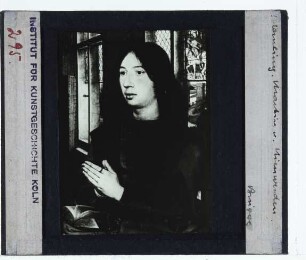 Memling, Diptychon des Maarten Nieuwenhove (Brügge, Sint-Janshospitaal) : rechter Flügel: Portrait des Maarten Nieuwenhove