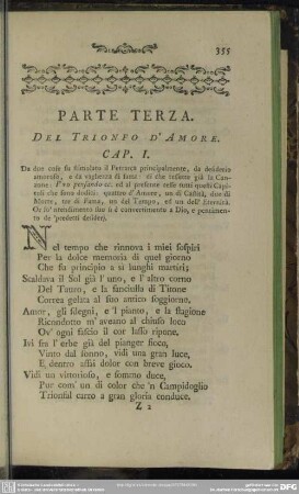 Parte Terza