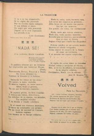 ¡Nada sé!