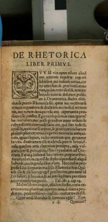 De Rhetorica libri duo. De puerorum institutione Liber unus