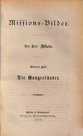 Missions-Bilder. 4. 1878