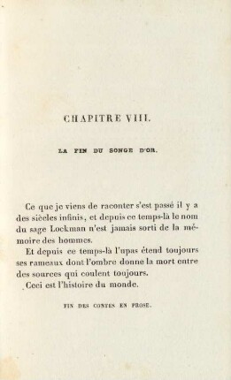 Chapitre VIII. La fin du songs d'or