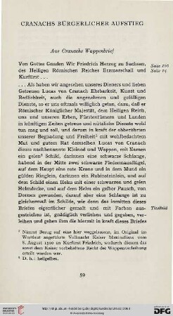 Cranachs bürgerlicher Aufstieg