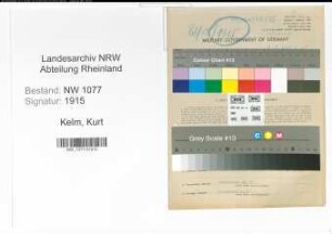 Entnazifizierung Kurt Kelm , geb. 14.01.1922 (Polizist)