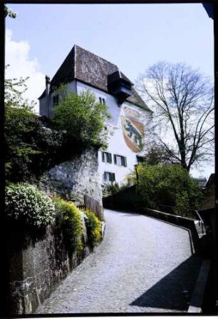 Burgdorf: Schlossturm mit Berner Wappen