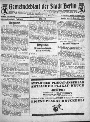 1925,50: Nr. 50, 13. Dezember 1925