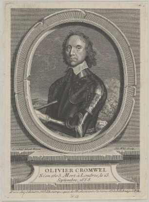 Bildnis des Olivier Cromwel