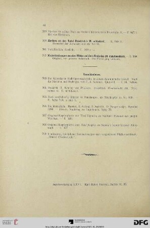 Verschiedenes (Nr. 763-769)
