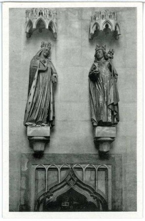 Meißen. Dom, Stifterfiguren Otto I. u. Adelheid
