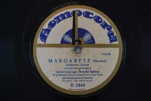 Margarete : Valentins Gebet / (Gounod)