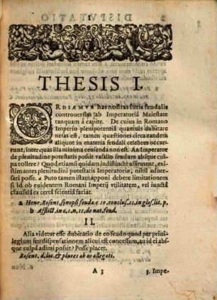 Celebriores Aliqvot Ivris Fevdalis Controversiae