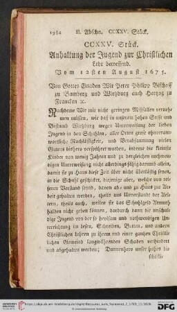 CCXXV. Stueck