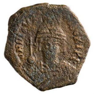 Münze, Halbfollis, 591 / 592