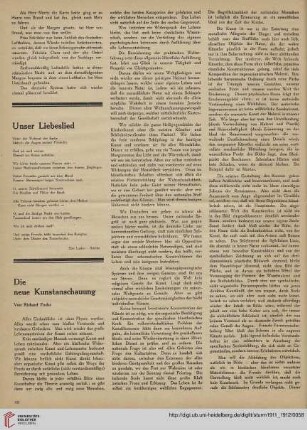 Die neue Kunstanschauung