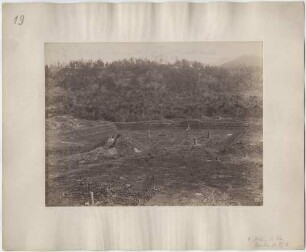 Plaza Grande vom Gipfel des Mound 26. Blick nach Nordwest.