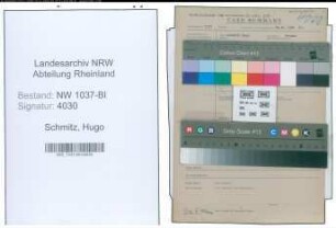 Entnazifizierung Hugo Schmitz , geb. 03.11.1895 (Vermessungstechniker)