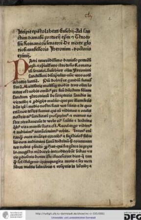 Epistola de morte Hieronymi