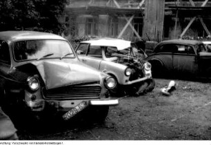 Dresden, Volkspolizei: Verkehrserziehung, Verkehrsunfälle, etc., um 1970