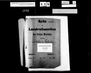 Beihilfen zu Wegebauten Bd.7