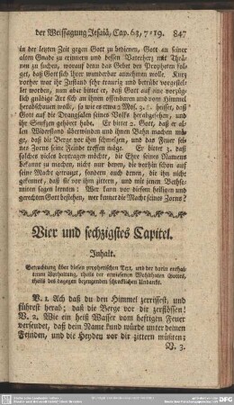Vier und sechzigstes Capitel