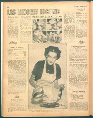 La preparación de los "soufflets"