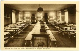 Meißen. Städt. Jugendherberge groß. Schlafsaal
