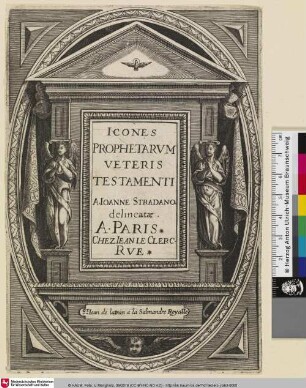 Icones Prophetarum veteris testamenti [Frontispiz]