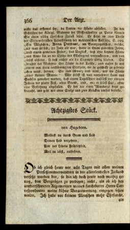 Achtzigstes Stück