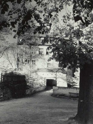 Burgk, Schloss : Burgk. Schloß. Amtshaus von Nordosten