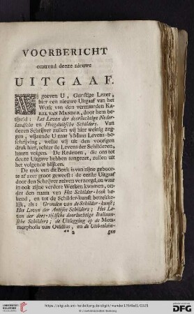 Voorbericht