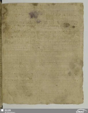 [Anonymus: Motets; Partitur, unleserlich]